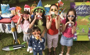Birthday outside party